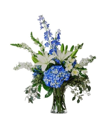 Dreaming in Blue Flower Arrangement