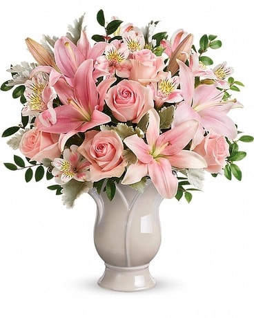 Teleflora's Soft And Tender Bouquet Flower Arrangement